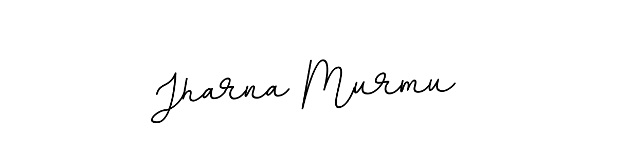 You should practise on your own different ways (BallpointsItalic-DORy9) to write your name (Jharna Murmu) in signature. don't let someone else do it for you. Jharna Murmu signature style 11 images and pictures png