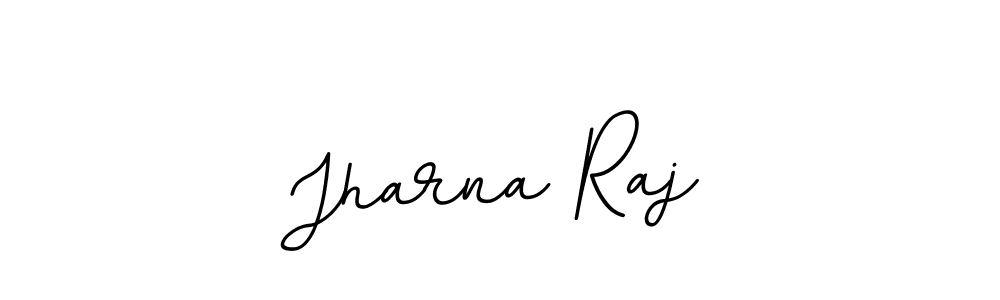 How to make Jharna Raj name signature. Use BallpointsItalic-DORy9 style for creating short signs online. This is the latest handwritten sign. Jharna Raj signature style 11 images and pictures png