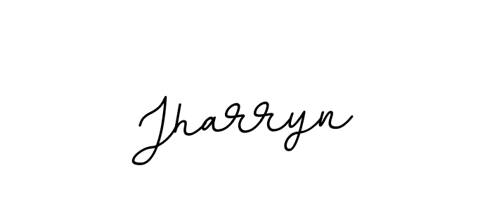 How to make Jharryn name signature. Use BallpointsItalic-DORy9 style for creating short signs online. This is the latest handwritten sign. Jharryn signature style 11 images and pictures png