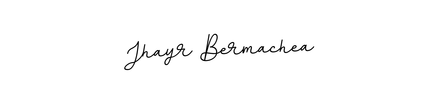 It looks lik you need a new signature style for name Jhayr Bermachea. Design unique handwritten (BallpointsItalic-DORy9) signature with our free signature maker in just a few clicks. Jhayr Bermachea signature style 11 images and pictures png