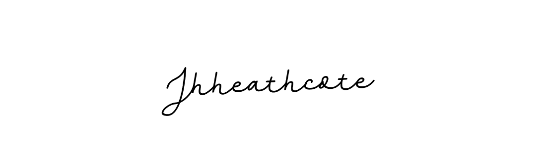 How to make Jhheathcote name signature. Use BallpointsItalic-DORy9 style for creating short signs online. This is the latest handwritten sign. Jhheathcote signature style 11 images and pictures png