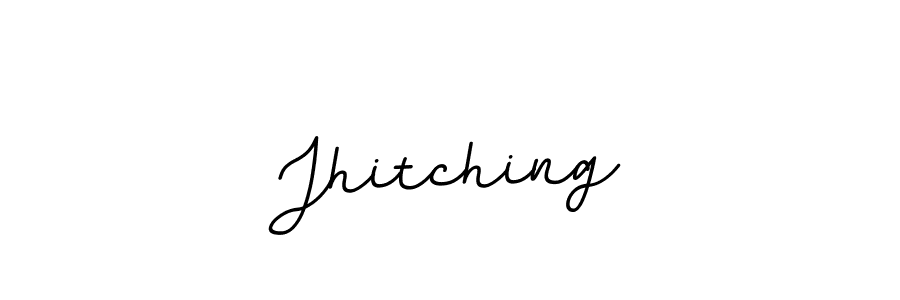 Jhitching stylish signature style. Best Handwritten Sign (BallpointsItalic-DORy9) for my name. Handwritten Signature Collection Ideas for my name Jhitching. Jhitching signature style 11 images and pictures png