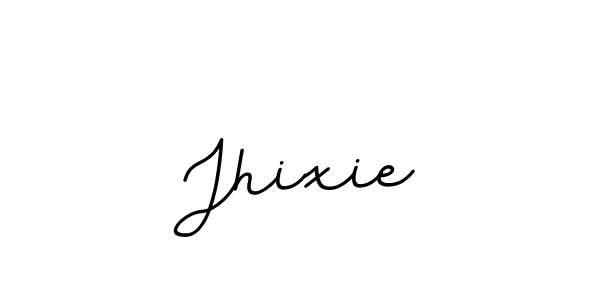 Use a signature maker to create a handwritten signature online. With this signature software, you can design (BallpointsItalic-DORy9) your own signature for name Jhixie. Jhixie signature style 11 images and pictures png