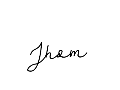 if you are searching for the best signature style for your name Jhom. so please give up your signature search. here we have designed multiple signature styles  using BallpointsItalic-DORy9. Jhom signature style 11 images and pictures png