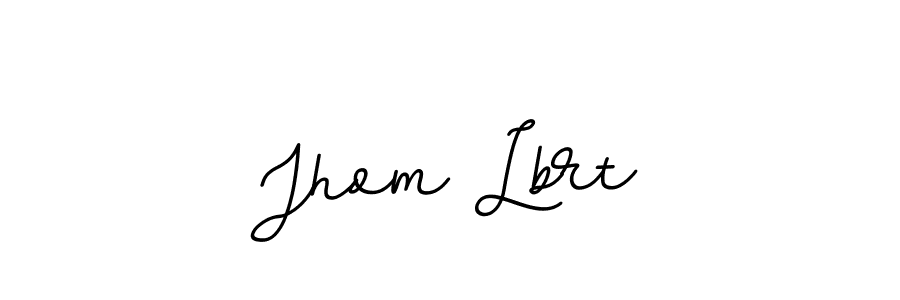Make a beautiful signature design for name Jhom Lbrt. With this signature (BallpointsItalic-DORy9) style, you can create a handwritten signature for free. Jhom Lbrt signature style 11 images and pictures png