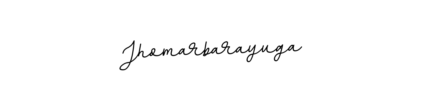 Design your own signature with our free online signature maker. With this signature software, you can create a handwritten (BallpointsItalic-DORy9) signature for name Jhomarbarayuga. Jhomarbarayuga signature style 11 images and pictures png