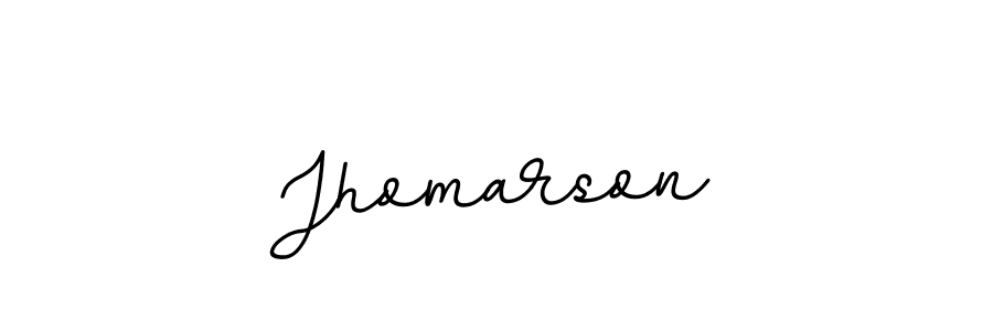 Jhomarson stylish signature style. Best Handwritten Sign (BallpointsItalic-DORy9) for my name. Handwritten Signature Collection Ideas for my name Jhomarson. Jhomarson signature style 11 images and pictures png