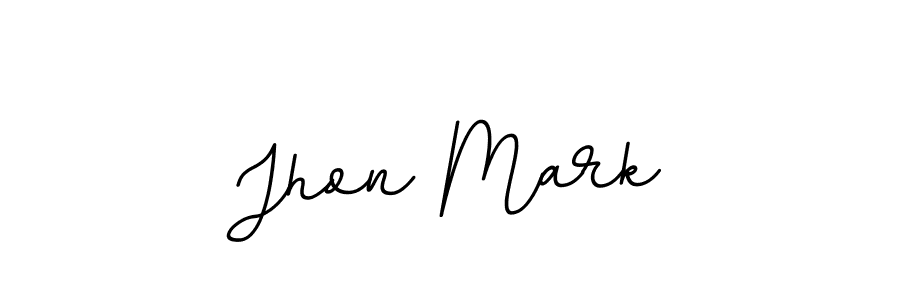 Use a signature maker to create a handwritten signature online. With this signature software, you can design (BallpointsItalic-DORy9) your own signature for name Jhon Mark. Jhon Mark signature style 11 images and pictures png