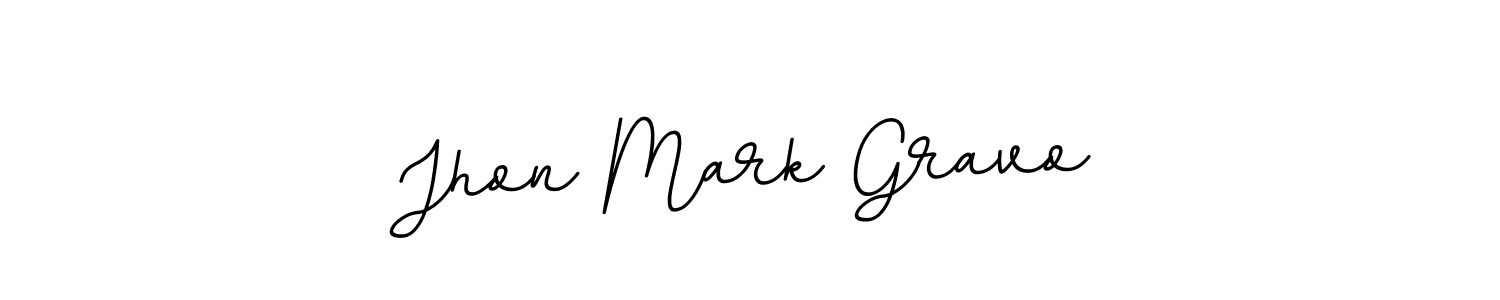 Design your own signature with our free online signature maker. With this signature software, you can create a handwritten (BallpointsItalic-DORy9) signature for name Jhon Mark Gravo. Jhon Mark Gravo signature style 11 images and pictures png