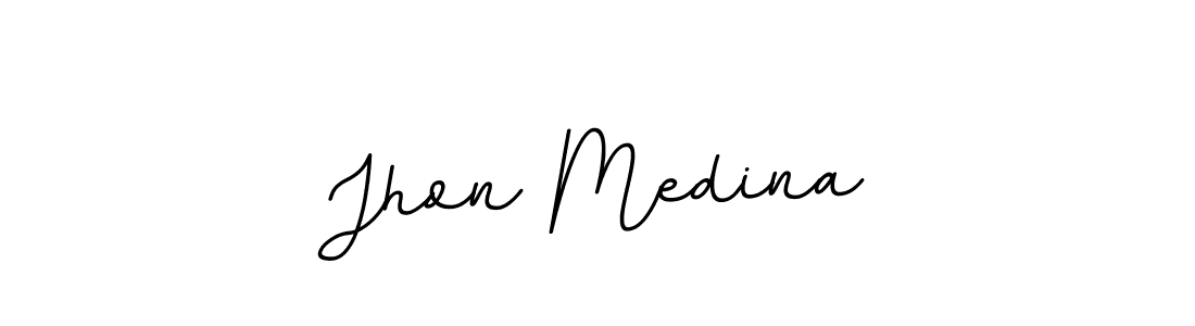 Create a beautiful signature design for name Jhon Medina. With this signature (BallpointsItalic-DORy9) fonts, you can make a handwritten signature for free. Jhon Medina signature style 11 images and pictures png