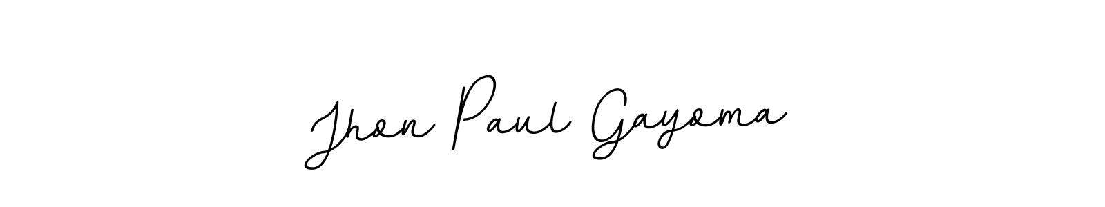 BallpointsItalic-DORy9 is a professional signature style that is perfect for those who want to add a touch of class to their signature. It is also a great choice for those who want to make their signature more unique. Get Jhon Paul Gayoma name to fancy signature for free. Jhon Paul Gayoma signature style 11 images and pictures png