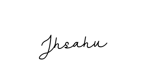 Use a signature maker to create a handwritten signature online. With this signature software, you can design (BallpointsItalic-DORy9) your own signature for name Jhsahu. Jhsahu signature style 11 images and pictures png