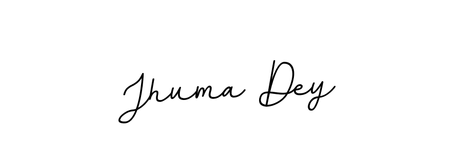 Make a beautiful signature design for name Jhuma Dey. With this signature (BallpointsItalic-DORy9) style, you can create a handwritten signature for free. Jhuma Dey signature style 11 images and pictures png