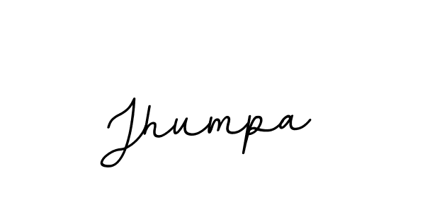 Use a signature maker to create a handwritten signature online. With this signature software, you can design (BallpointsItalic-DORy9) your own signature for name Jhumpa. Jhumpa signature style 11 images and pictures png