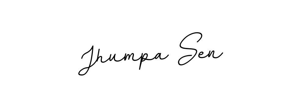 Design your own signature with our free online signature maker. With this signature software, you can create a handwritten (BallpointsItalic-DORy9) signature for name Jhumpa Sen. Jhumpa Sen signature style 11 images and pictures png