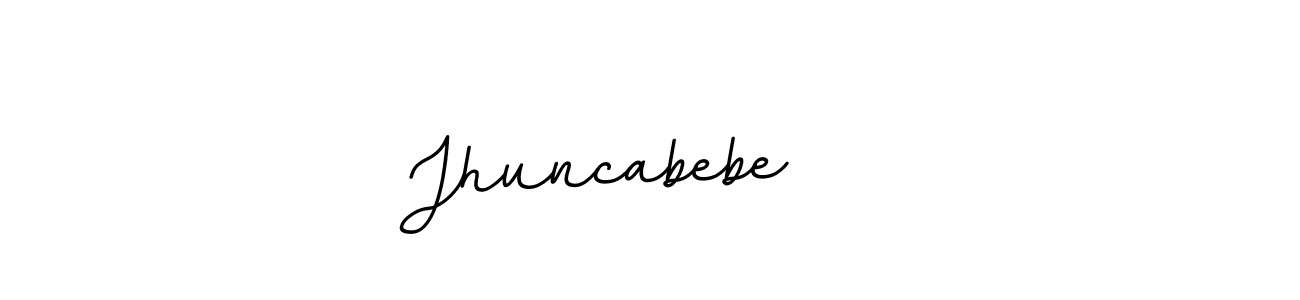 Also we have Jhuncabebe    name is the best signature style. Create professional handwritten signature collection using BallpointsItalic-DORy9 autograph style. Jhuncabebe    signature style 11 images and pictures png