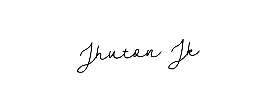It looks lik you need a new signature style for name Jhuton Jk. Design unique handwritten (BallpointsItalic-DORy9) signature with our free signature maker in just a few clicks. Jhuton Jk signature style 11 images and pictures png