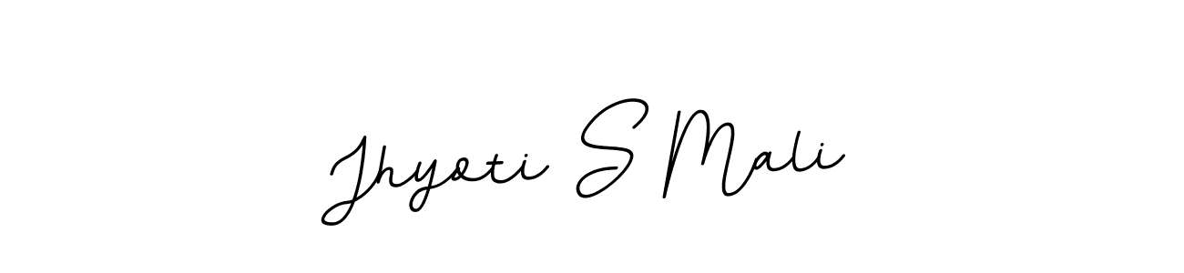 Create a beautiful signature design for name Jhyoti S Mali. With this signature (BallpointsItalic-DORy9) fonts, you can make a handwritten signature for free. Jhyoti S Mali signature style 11 images and pictures png