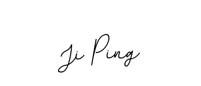 Design your own signature with our free online signature maker. With this signature software, you can create a handwritten (BallpointsItalic-DORy9) signature for name Ji Ping. Ji Ping signature style 11 images and pictures png