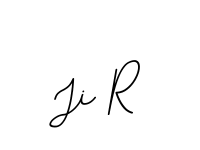 You should practise on your own different ways (BallpointsItalic-DORy9) to write your name (Ji R) in signature. don't let someone else do it for you. Ji R signature style 11 images and pictures png