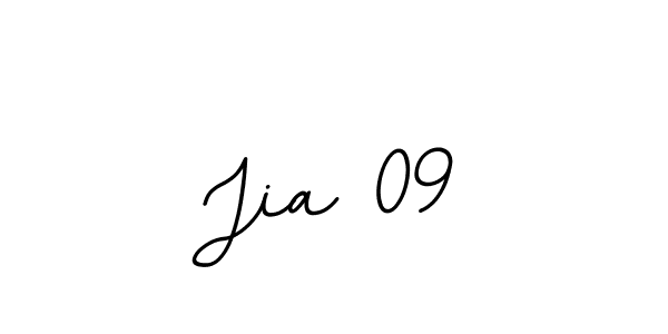 Design your own signature with our free online signature maker. With this signature software, you can create a handwritten (BallpointsItalic-DORy9) signature for name Jia 09. Jia 09 signature style 11 images and pictures png