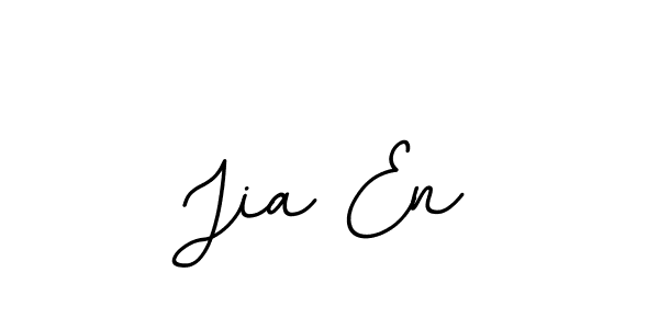 Jia En stylish signature style. Best Handwritten Sign (BallpointsItalic-DORy9) for my name. Handwritten Signature Collection Ideas for my name Jia En. Jia En signature style 11 images and pictures png