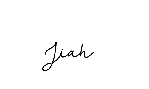 Create a beautiful signature design for name Jiah . With this signature (BallpointsItalic-DORy9) fonts, you can make a handwritten signature for free. Jiah  signature style 11 images and pictures png