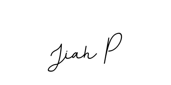 How to make Jiah P signature? BallpointsItalic-DORy9 is a professional autograph style. Create handwritten signature for Jiah P name. Jiah P signature style 11 images and pictures png