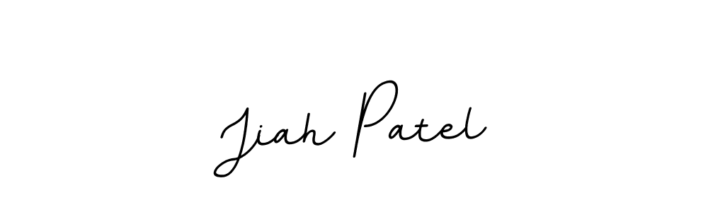 if you are searching for the best signature style for your name Jiah Patel. so please give up your signature search. here we have designed multiple signature styles  using BallpointsItalic-DORy9. Jiah Patel signature style 11 images and pictures png