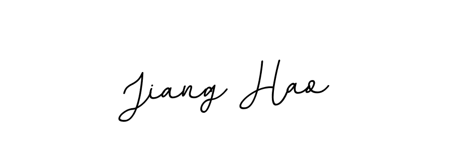 It looks lik you need a new signature style for name Jiang Hao. Design unique handwritten (BallpointsItalic-DORy9) signature with our free signature maker in just a few clicks. Jiang Hao signature style 11 images and pictures png