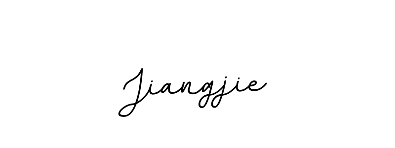 How to make Jiangjie signature? BallpointsItalic-DORy9 is a professional autograph style. Create handwritten signature for Jiangjie name. Jiangjie signature style 11 images and pictures png