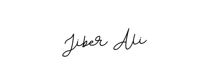 How to make Jiber Ali name signature. Use BallpointsItalic-DORy9 style for creating short signs online. This is the latest handwritten sign. Jiber Ali signature style 11 images and pictures png