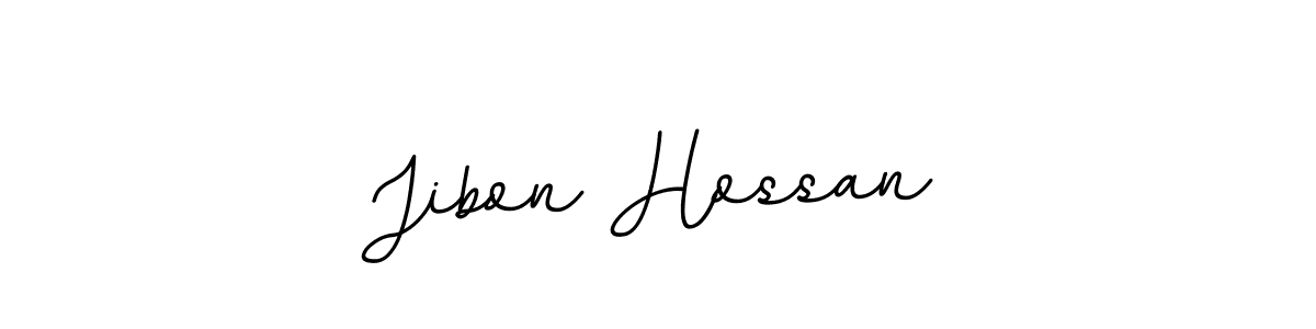 Make a beautiful signature design for name Jibon Hossan. With this signature (BallpointsItalic-DORy9) style, you can create a handwritten signature for free. Jibon Hossan signature style 11 images and pictures png