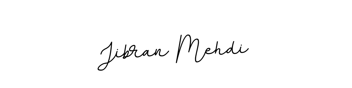 This is the best signature style for the Jibran Mehdi name. Also you like these signature font (BallpointsItalic-DORy9). Mix name signature. Jibran Mehdi signature style 11 images and pictures png