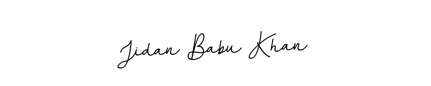 Also You can easily find your signature by using the search form. We will create Jidan Babu Khan name handwritten signature images for you free of cost using BallpointsItalic-DORy9 sign style. Jidan Babu Khan signature style 11 images and pictures png