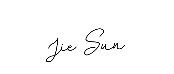 Jie Sun stylish signature style. Best Handwritten Sign (BallpointsItalic-DORy9) for my name. Handwritten Signature Collection Ideas for my name Jie Sun. Jie Sun signature style 11 images and pictures png