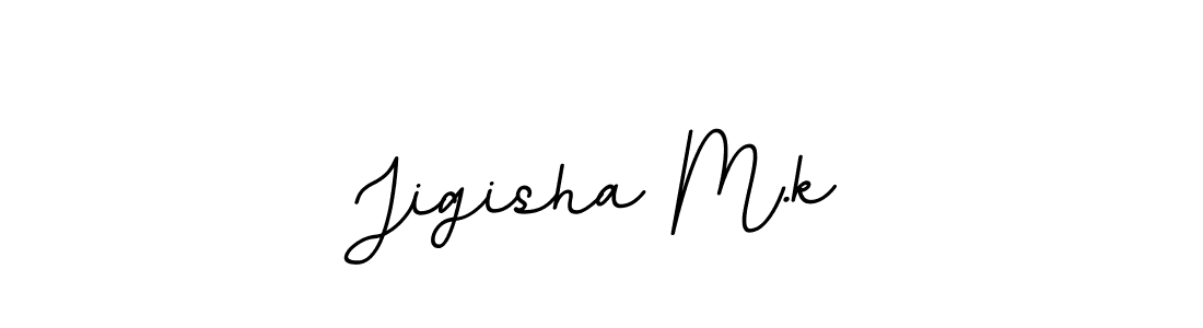 How to Draw Jigisha M.k signature style? BallpointsItalic-DORy9 is a latest design signature styles for name Jigisha M.k. Jigisha M.k signature style 11 images and pictures png