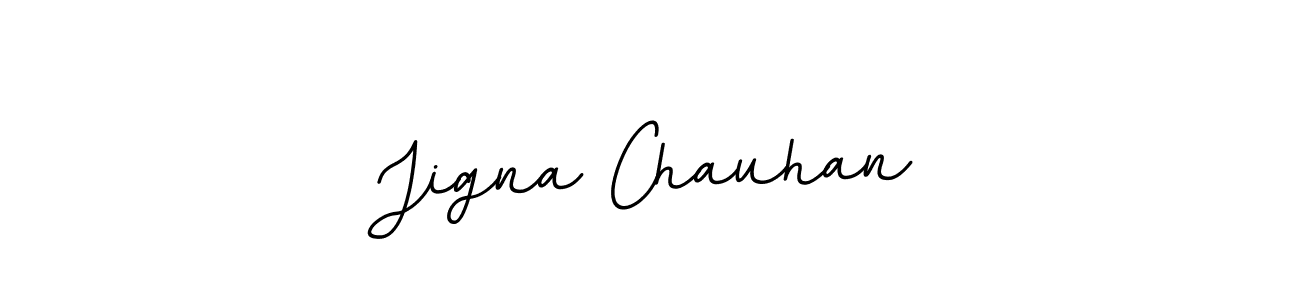 The best way (BallpointsItalic-DORy9) to make a short signature is to pick only two or three words in your name. The name Jigna Chauhan include a total of six letters. For converting this name. Jigna Chauhan signature style 11 images and pictures png