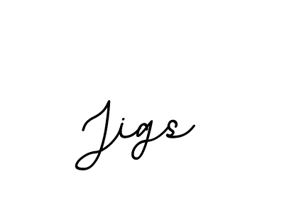 Create a beautiful signature design for name Jigs. With this signature (BallpointsItalic-DORy9) fonts, you can make a handwritten signature for free. Jigs signature style 11 images and pictures png