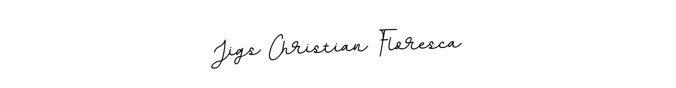 Use a signature maker to create a handwritten signature online. With this signature software, you can design (BallpointsItalic-DORy9) your own signature for name Jigs Christian Floresca. Jigs Christian Floresca signature style 11 images and pictures png