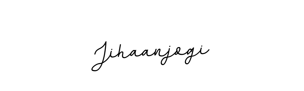 The best way (BallpointsItalic-DORy9) to make a short signature is to pick only two or three words in your name. The name Jihaanjogi include a total of six letters. For converting this name. Jihaanjogi signature style 11 images and pictures png