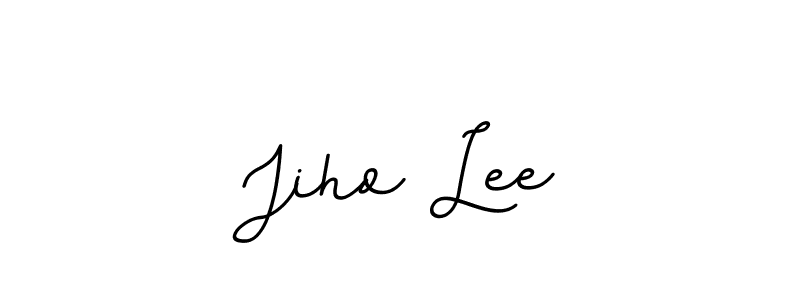 Use a signature maker to create a handwritten signature online. With this signature software, you can design (BallpointsItalic-DORy9) your own signature for name Jiho Lee. Jiho Lee signature style 11 images and pictures png
