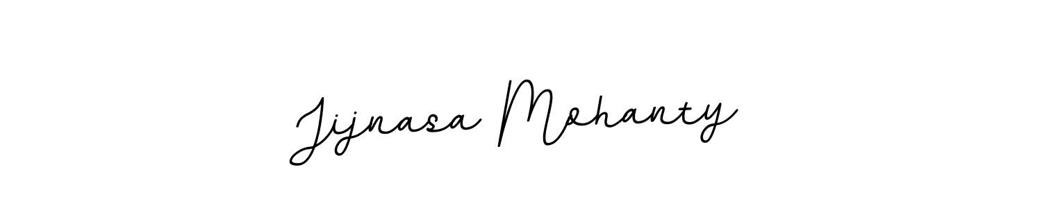 Create a beautiful signature design for name Jijnasa Mohanty. With this signature (BallpointsItalic-DORy9) fonts, you can make a handwritten signature for free. Jijnasa Mohanty signature style 11 images and pictures png