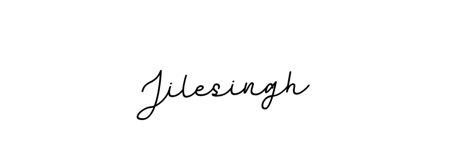 if you are searching for the best signature style for your name Jilesingh. so please give up your signature search. here we have designed multiple signature styles  using BallpointsItalic-DORy9. Jilesingh signature style 11 images and pictures png