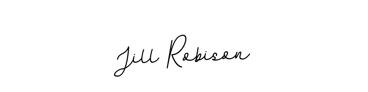 Design your own signature with our free online signature maker. With this signature software, you can create a handwritten (BallpointsItalic-DORy9) signature for name Jill Robison. Jill Robison signature style 11 images and pictures png