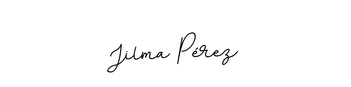 Design your own signature with our free online signature maker. With this signature software, you can create a handwritten (BallpointsItalic-DORy9) signature for name Jilma Pérez. Jilma Pérez signature style 11 images and pictures png