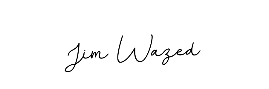 Design your own signature with our free online signature maker. With this signature software, you can create a handwritten (BallpointsItalic-DORy9) signature for name Jim Wazed. Jim Wazed signature style 11 images and pictures png