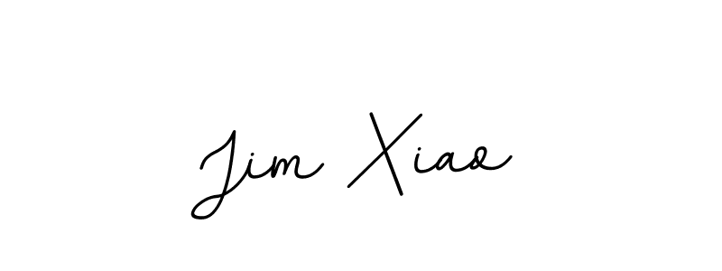 Make a beautiful signature design for name Jim Xiao. With this signature (BallpointsItalic-DORy9) style, you can create a handwritten signature for free. Jim Xiao signature style 11 images and pictures png