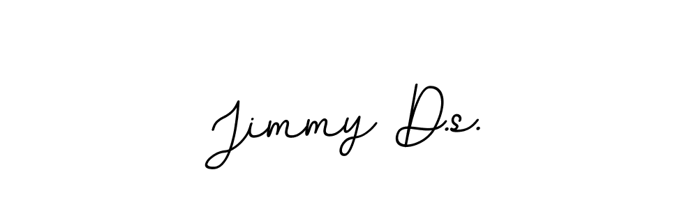 Make a beautiful signature design for name Jimmy D.s.. With this signature (BallpointsItalic-DORy9) style, you can create a handwritten signature for free. Jimmy D.s. signature style 11 images and pictures png