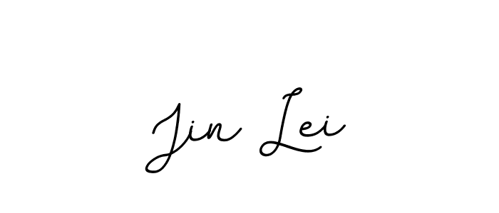 if you are searching for the best signature style for your name Jin Lei. so please give up your signature search. here we have designed multiple signature styles  using BallpointsItalic-DORy9. Jin Lei signature style 11 images and pictures png